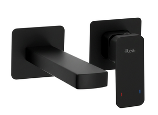Змішувач для раковини REA ARLO BLACK + BOX прихованого монтажу