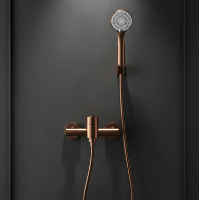 меситель для ванны и душа REA ONTARIO BRUSHED COPPER без излива