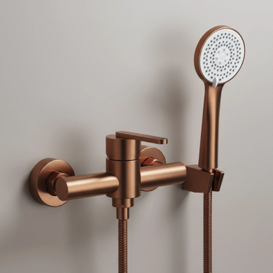 меситель для ванны и душа REA ONTARIO BRUSHED COPPER без излива