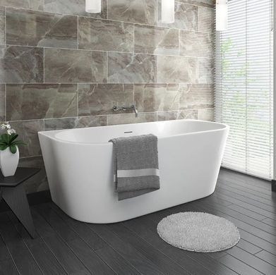 Ванна пристенная REA CAPRI 170х75 WHITE акриловая