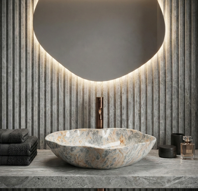 Умывальник (раковина) REA PEARL RUSTSTONE накладной