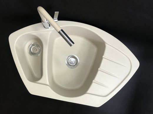 Кухонная мойка GRANITAN COMPACT BEIGE бежевая *