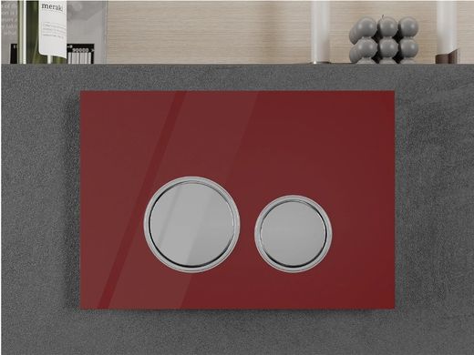 Кнопка смыва для инсталляции MEXEN FENIX 06 RED