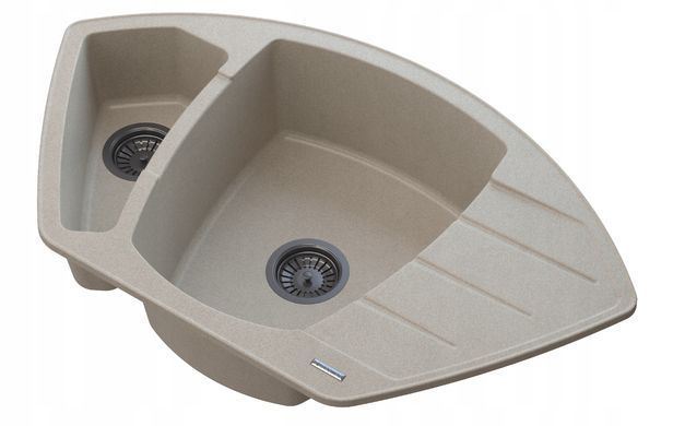 Кухонная мойка GRANITAN COMPACT BEIGE бежевая *