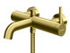 Змішувач для ванни KOHLMAN AXEL BRUSHED GOLD