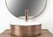 Умывальник (раковина) REA SAMI ROSE BRUSHED GOLD WHITE накладной