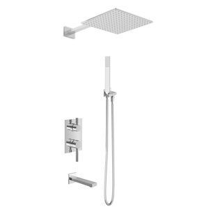 Душевая система KOHLMAN ROXIN 25 CHROME + BOX скрытого монтажа