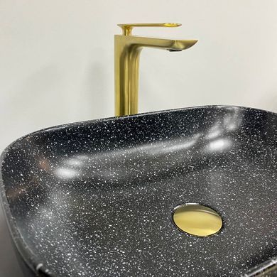 Умывальник (раковина) VBI RAVENNA SPACE BLACK MATT накладной