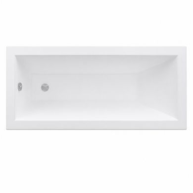 Комплект: вбудована ванна VBI GRAPPA 160x70 + сифон CHROME + ніжки