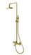 Душевой гарнитур KOHLMAN AXEL BRUSHED GOLD с изливом