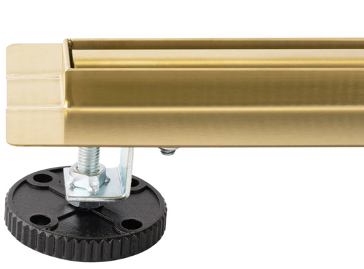 Трап для душа REA NEOX 100 SLIM PRO BRUSHED GOLD матовое золото