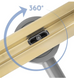 Трап для душа REA NEOX 100 SLIM PRO BRUSHED GOLD матовое золото