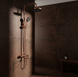 Душевой гарнитур REA ARCOS BRUSHED COPPER с изливом