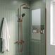 Душевой гарнитур REA ARCOS BRUSHED COPPER с изливом