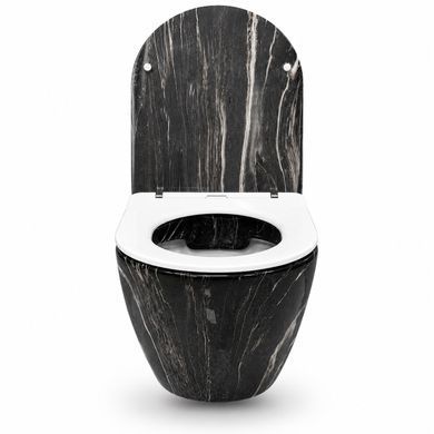 Підвісний унітаз VBI VULCANO BLACK ONYX