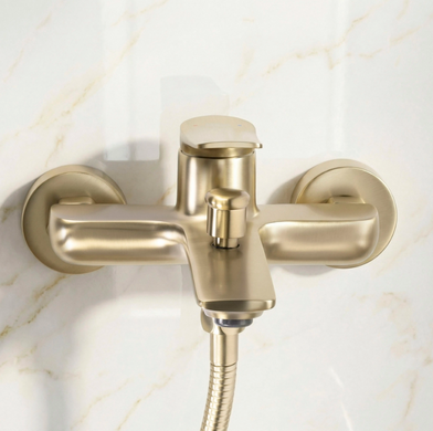 Смеситель для ванны REA VISION BRUSHED GOLD с изливом
