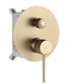 Душова система REA LUNGO STRIPE BRUSHED GOLD + BOX прихованого монтажу