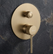 Душова система REA LUNGO STRIPE BRUSHED GOLD + BOX прихованого монтажу