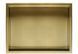 Встраиваемая полка REA 30X45 BRUSHED GOLD с ободком