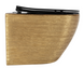 Подвесной унитаз REA CARLO FLAT BRUSHED GOLD BLACK золотой