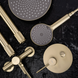 Душова система REA LUNGO STRIPE BRUSHED GOLD + BOX прихованого монтажу