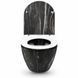 Підвісний унітаз VBI VULCANO BLACK ONYX
