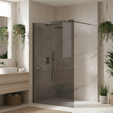 Душевая стенка REA FLEXI 140 GREY TYTAN