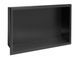 Встраиваемая полка REA 30X45 BLACK MATT с ободком