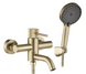 Смеситель для ванны REA LUNGO STRIPE BRUSHED GOLD с изливом