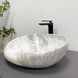 Умывальник (раковина) VBI RICCIA LIGHT STONE GLOSSY накладной