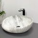 Умывальник (раковина) VBI RICCIA LIGHT STONE GLOSSY накладной