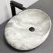 Умывальник (раковина) VBI RICCIA LIGHT STONE GLOSSY накладной