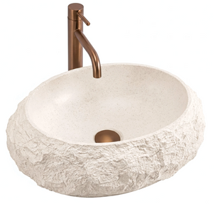 Умывальник (раковина) REA MIKA WARM BEIGE MATT накладной
