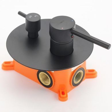 Душевая система YOKA STUDIO 30 BLACK + BOX скрытого монтажа *