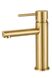 Змішувач для раковини VBI LIRIO BRUSHED GOLD низький
