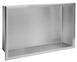 Встраиваемая полка REA 30X45 NICKEL BRUSHED с ободком