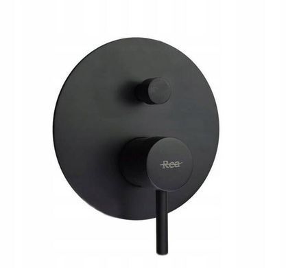 Душевая система REA LUNGO BLACK с изливом + BOX скрытого монтажа