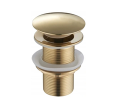 Донный клапан для раковины MEXEN KLIK-KLAK GOLD без переливу MEX-79910-50