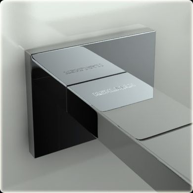 Змішувач для раковини (умивальника) KOHLMAN EXCELENT CHROME + BOX прихованого монтажу