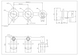 Смеситель для ванны и душа KOHLMAN AXEL CHROME + BOX скрытого монтажа