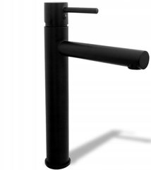 Змішувач для раковини (умивальника) REA TESS BLACK черний високий