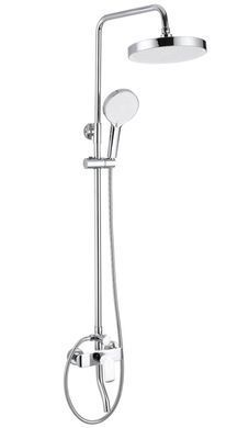 Душовий гарнітур REA BLOOM CHROME WHITE з виливом