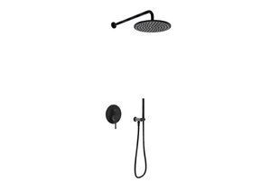 Душевая система KOHLMAN AXEL 30 BLACK + BOX скрытого монтажа