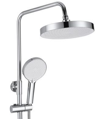 Душовий гарнітур REA BLOOM CHROME WHITE з виливом