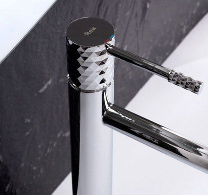Смеситель для раковины (умывальника) REA LUNGO DIAMOND CHROME высокий