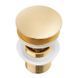 Донный клапан для раковины YOKA CLICK-CLACK GOLD с переливом * 832 грн