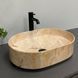 Умивальник (раковина) VBI VERONA 50 TRAVERTINE GLOSSY накладний