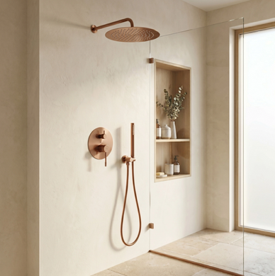 Душевая система REA VENTI BRUSHED COPPER + BOX скрытого монтажа