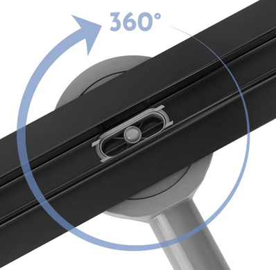 Трап для душа REA NEOX 60 SLIM PRO BLACK черный