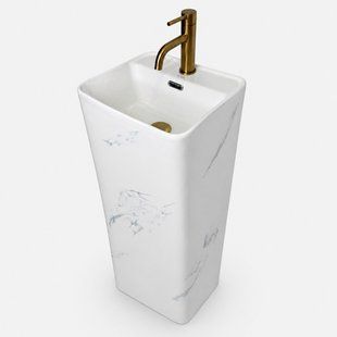 Умивальник (раковина) VBI LACENO MARBLE NATURE підлоговий